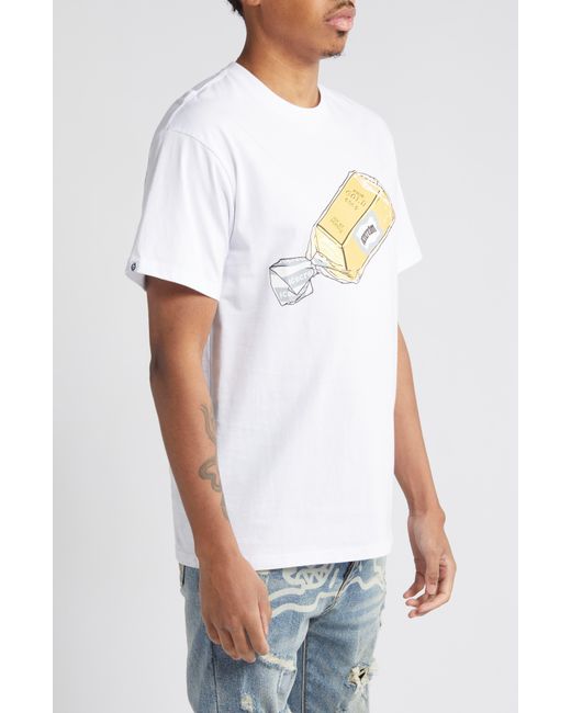 ICECREAM White Bread Cotton Graphic T-shirt for men