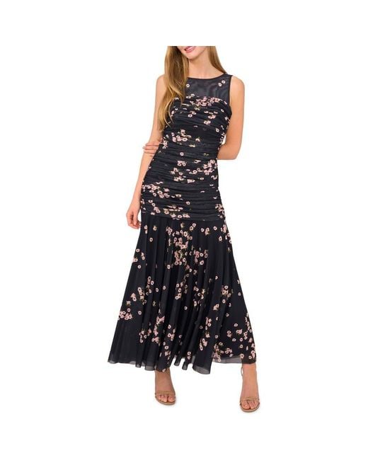 black pretty dress Pretty Vibes Polka Dot Drop Waist Skater Dress