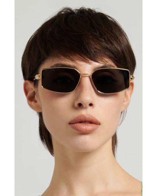 Etro Black 59Mm Rectangular Sunglasses