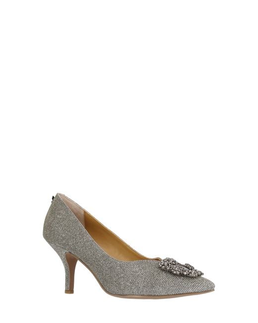 J. Reneé Metallic Ezara Pointed Toe Pump