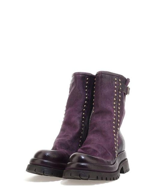 A.s.98 Purple Duke Stud Trim Boot