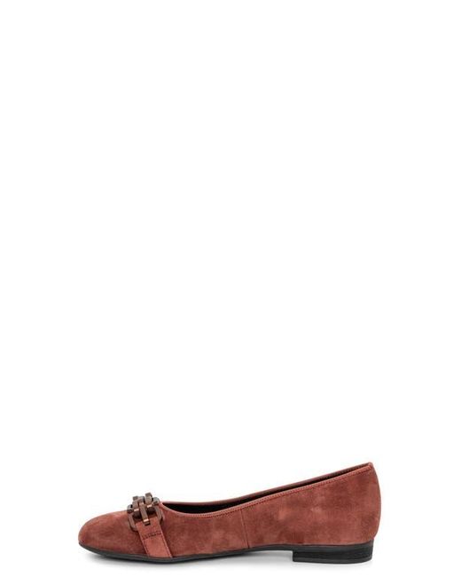 Ara Brown Scout Chain Ballet Flat