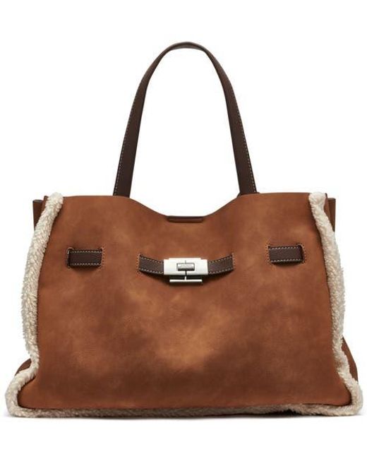 DKNY Brown Bryar Large Satchel