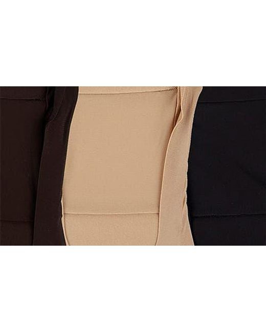 Memoi Black Assorted 4-Pack Cushioned Liner Socks