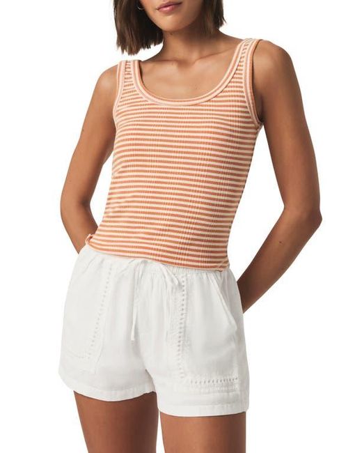 Splendid White Catalina Linen Blend Shorts