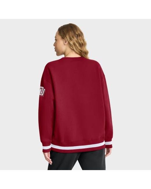 Nike Red Oklahoma Sooners Oversized Legacy Phoenix Sweatshirt