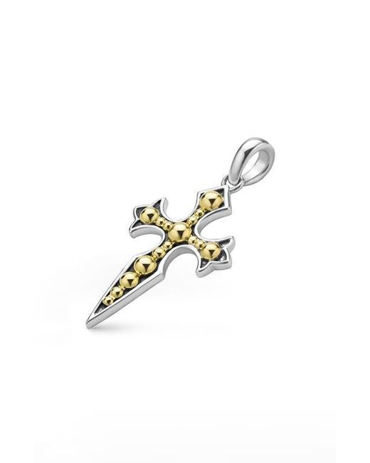 Lagos Metallic Anthem Cross Pendant
