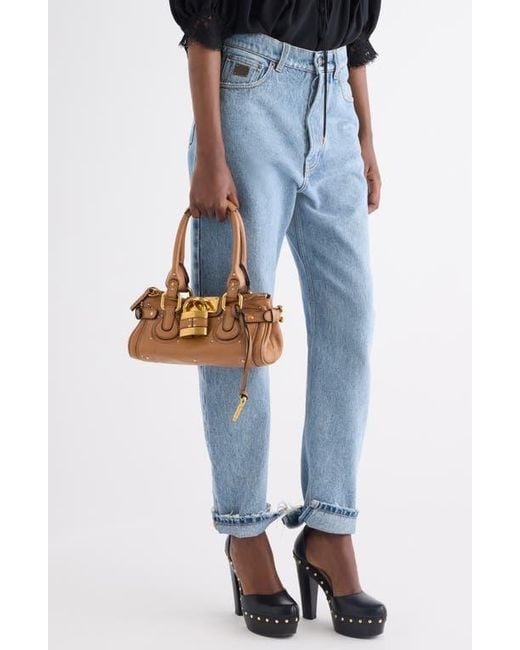 Chloé Brown Small Paddington Leather Satchel