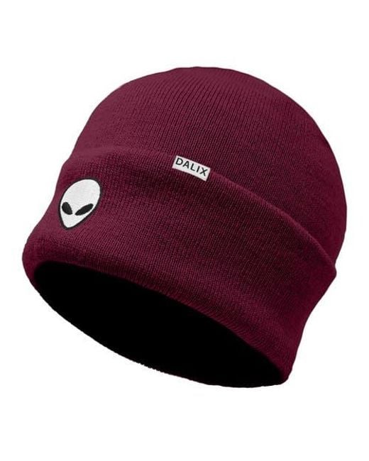 Alix Purple Alien Beanie for men