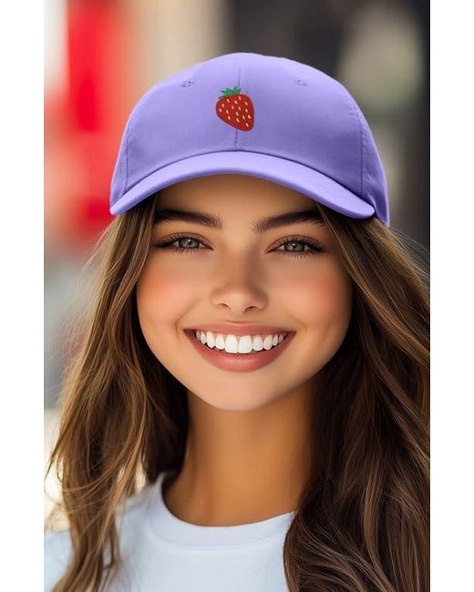 Alix Blue Strawberry Hat