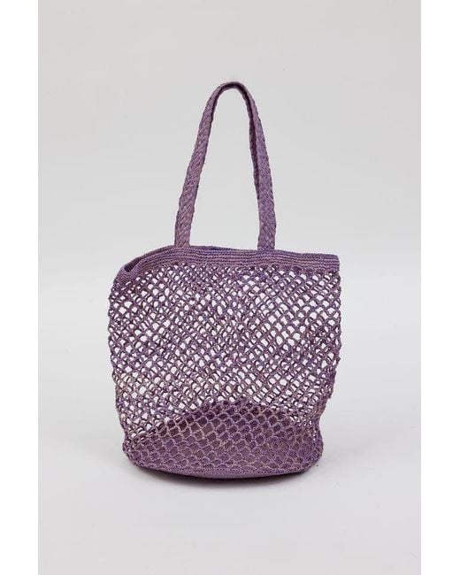 Hat Attack Purple Fisherman Bag