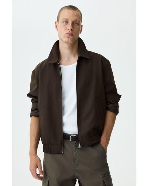 H&M Black Blouson Jacket for men