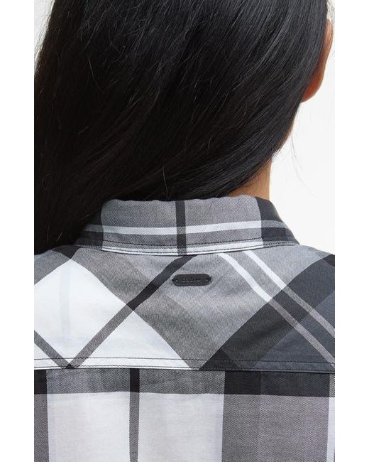 Barbour Gray Bredon Tartan Cotton Button-Up Shirt