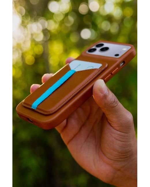 Bluebonnet Orange The Minimalist Iphone 17 Pro Max Leather Magsafe Case