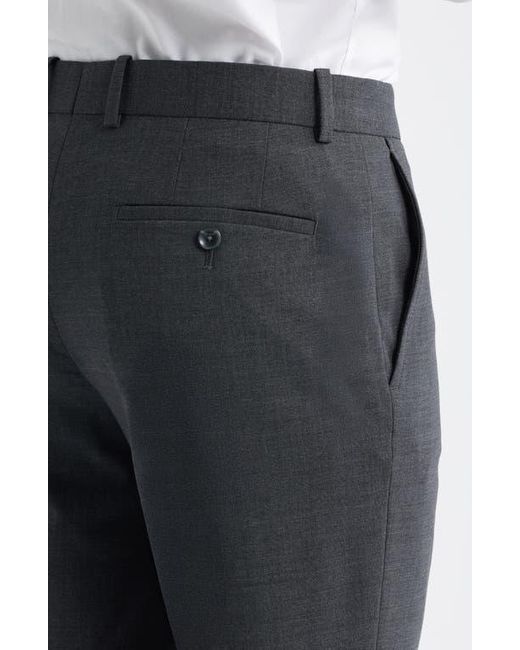 Nordstrom Gray Henrik Trim Fit Solid Stretch Wool Suit Pants for men