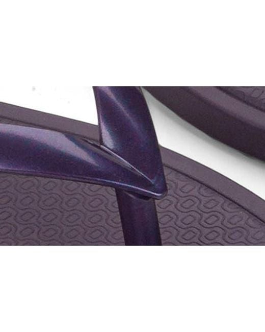 Ipanema Purple Solar Color Flip Flop