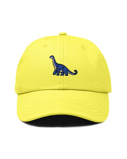 Alix Yellow Brachiosaurus Dad Cap for men