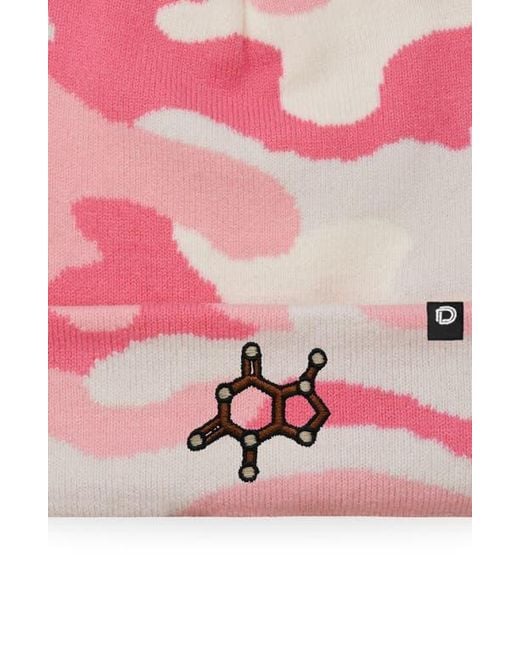 Alix Pink Molecule Beanie for men