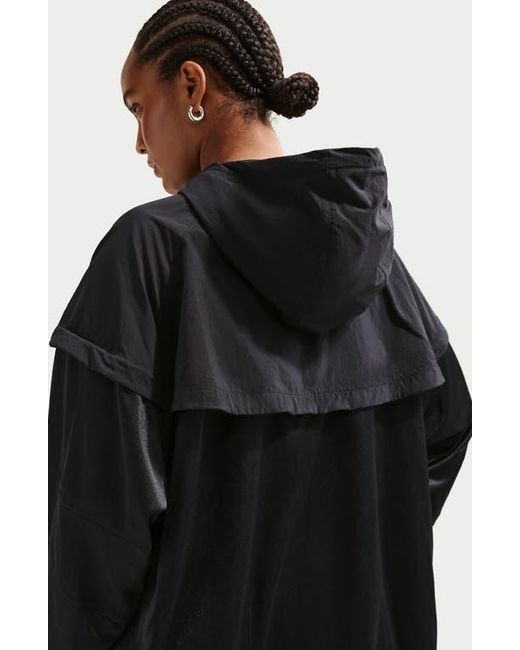 Nike Black Oversize Windrunner Jacket