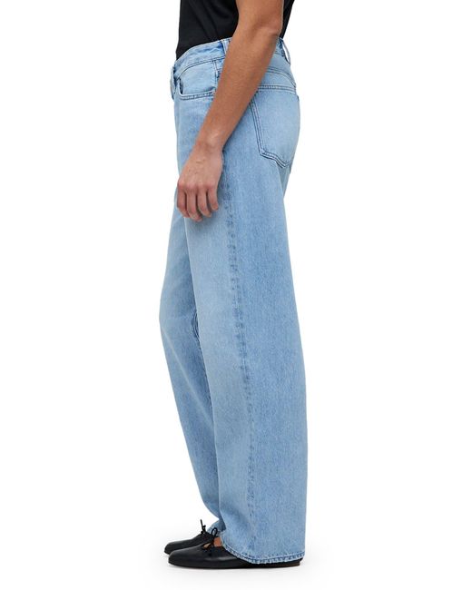 Madewell Blue Cross Tab Edition Low Slung Straight Jeans