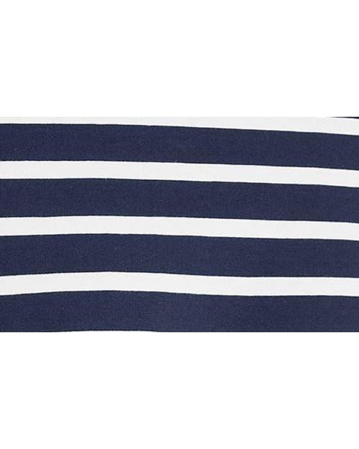 Seasalt Cornwall Blue Sailor Stripe Long Sleeve T-Shirt for men