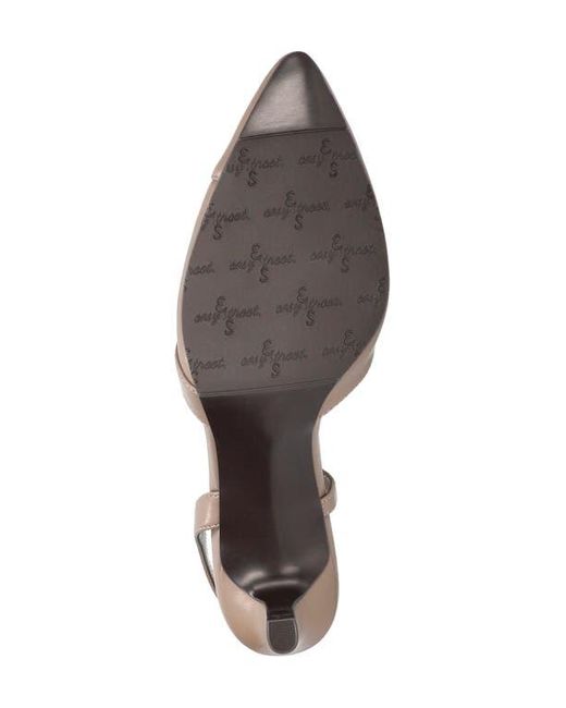 Easy Street Gray Emerald Slingback Pointed Toe Pump