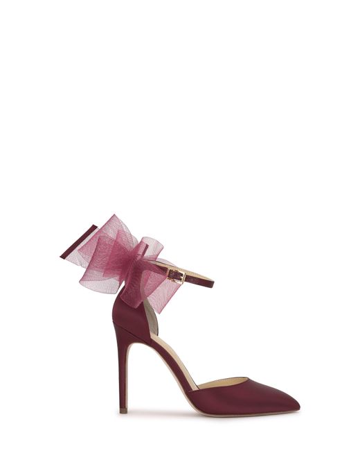 Jessica Simpson Pink Phindies Ankle Strap Pointed Toe Pump
