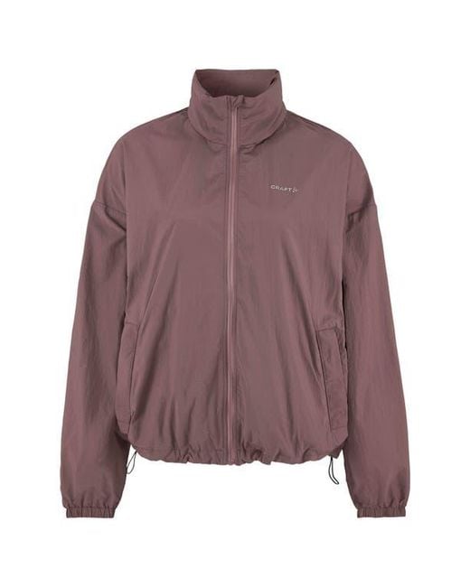 C.r.a.f.t Brown Hypervent Oversize Packable Wind Jacket