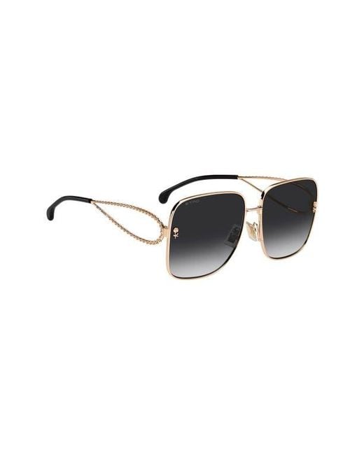 Etro Black 61Mm Gradient Square Sunglasses