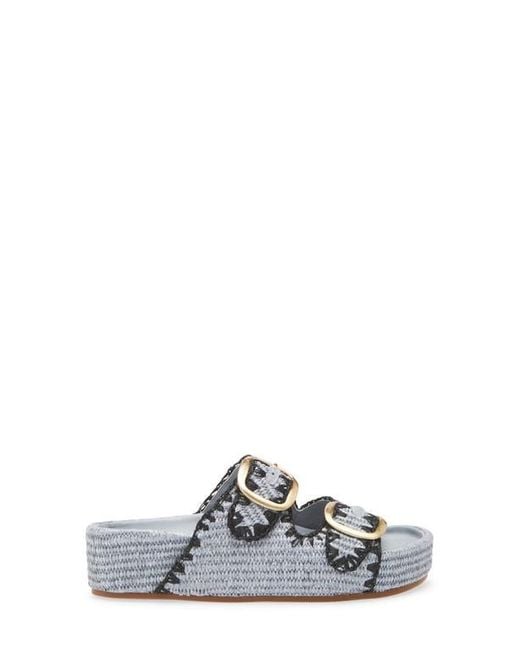 Loeffler Randall White Theo Double Band Slide Sandal