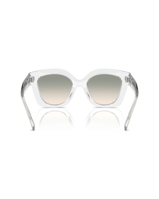 Tory Burch Metallic Pushed Miller Acetate Cat-Eye Sunglasses