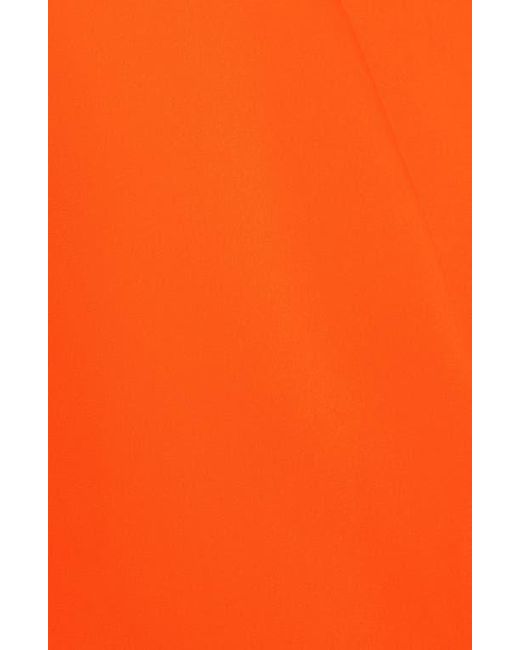 Endless Rose Orange Tailored Single Button Blazer