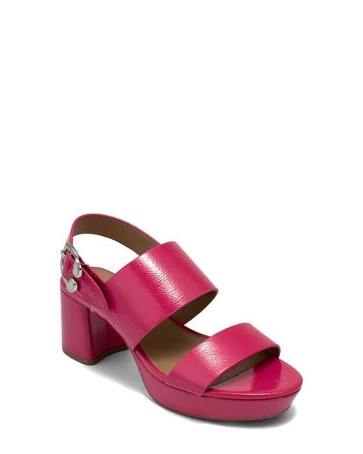 Aerosoles Pink Camera Platform Sandal