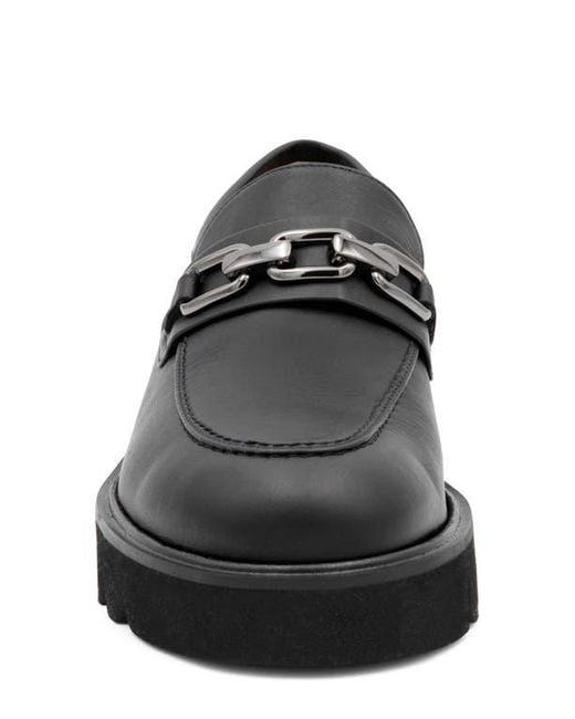 Amalfi by Rangoni Black Rimini Lug Sole Loafer