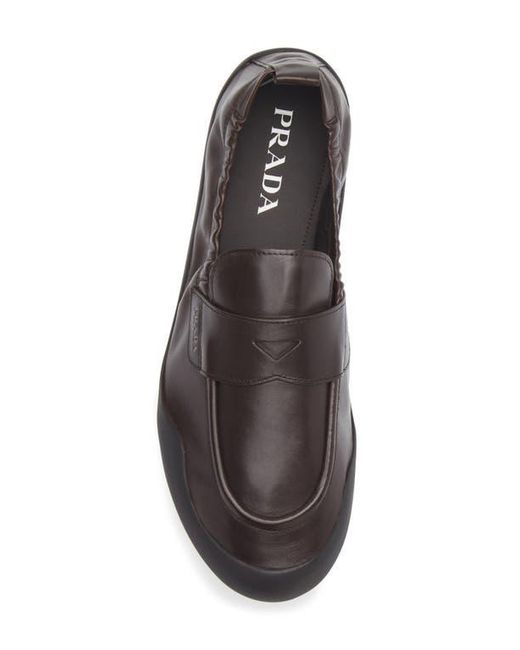 Prada Gray Speedrock Loafer for men