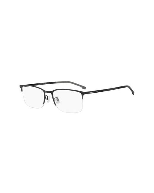 HUGO Multicolor 55Mm Rectangular Optical Glasses for men