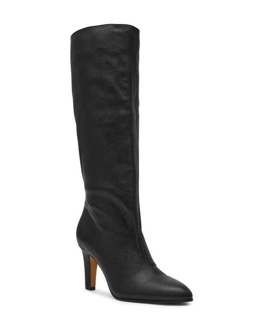 Steve Madden Black Rizk Knee High Boot