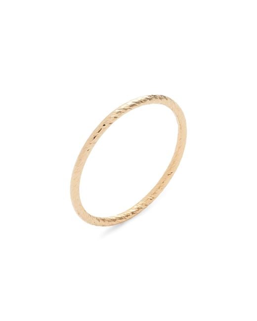 Nashelle White Sparkler Stackable Ring