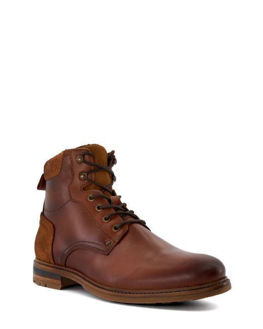 Dune Coltonn Laceup Leather Boot in Brown for Men Lyst