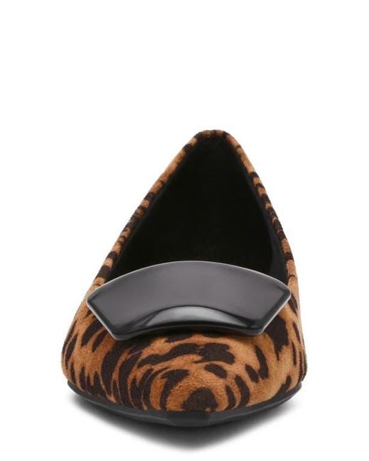 Anne Klein Black Crawford Pointed Toe Flat