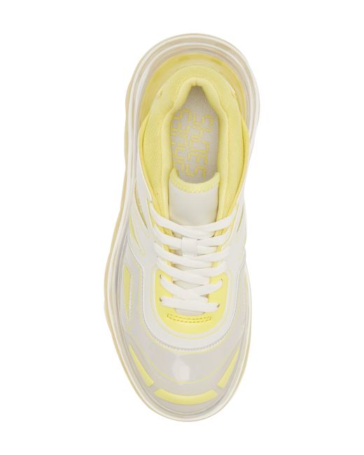 Shoes 53045 Yellow Bump'air Platform Sneaker