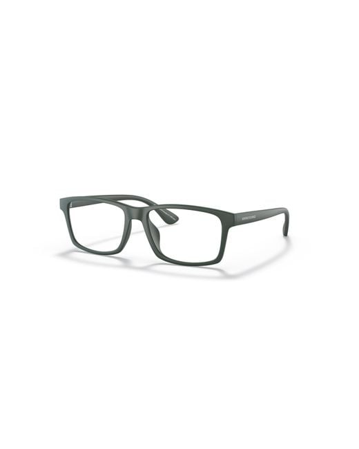 ARMANI EXCHANGE Metallic 54Mm Rectangle Optical Glasses for men