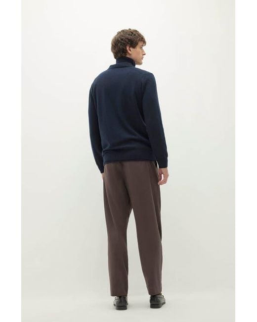 Naked Cashmere Blue Alessandro Cashmere Polo for men