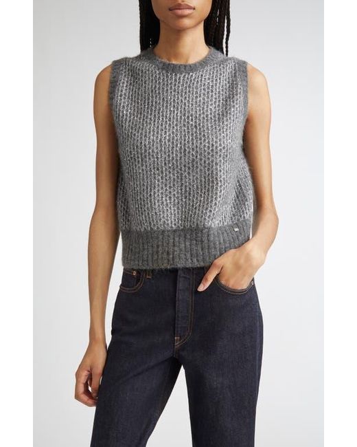 Herno Black Sequin Metallic Sleeveless Sweater