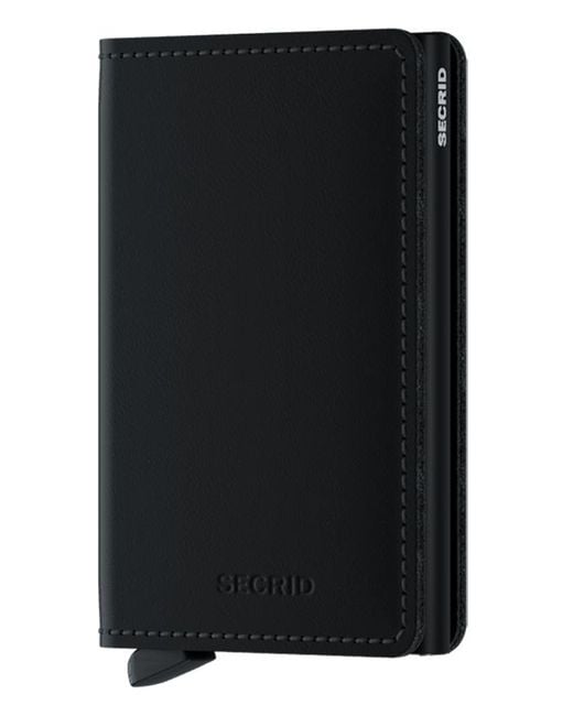 Secrid Black Slimwallet Matte for men