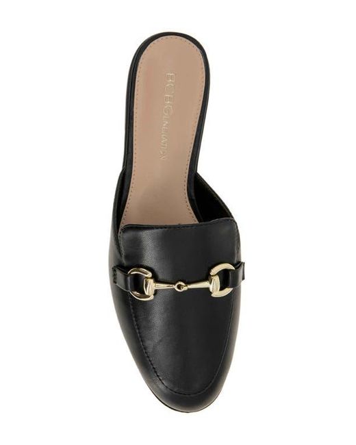 BCBGMAXAZRIA Black Zorie Bit Mule