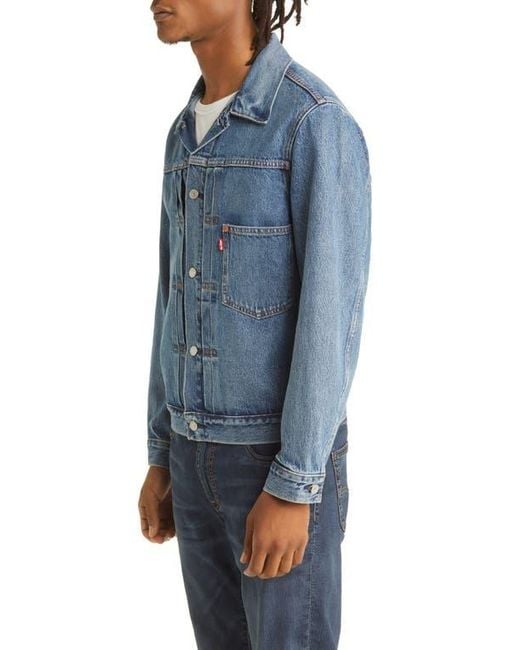 Levi's Blue Type 1 Denim Trucker Jacket for men