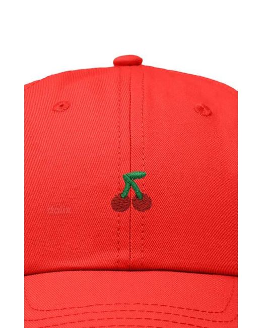 Alix Red Lil Cherry Dad Cap