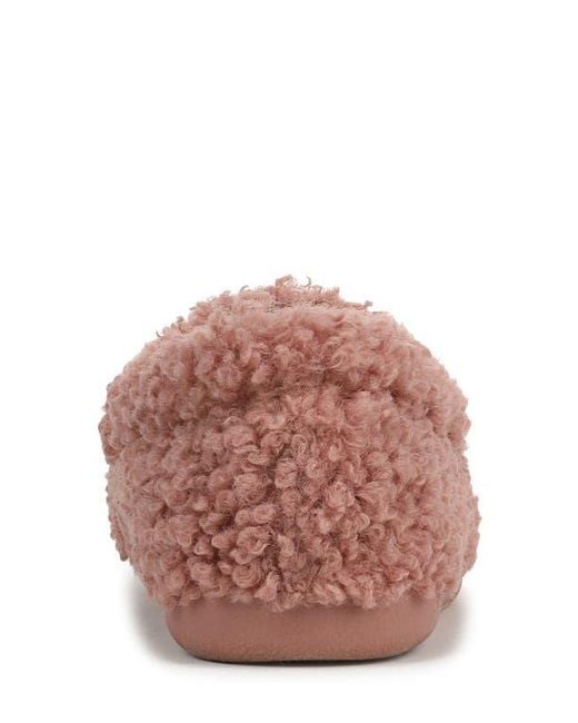 Vionic Pink Snuggle Faux Shearling Slipper