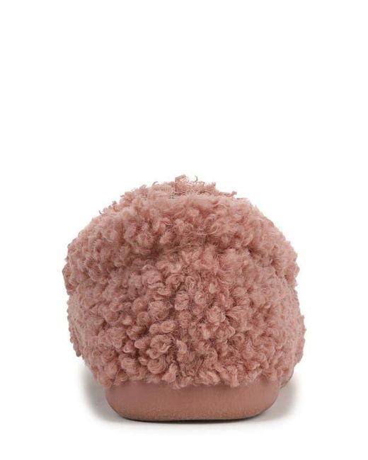 Vionic Pink Snuggle Faux Shearling Slipper